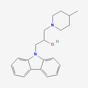 1-(9H-carbazol-9-yl)-3-(4-methylpiperidin-1-yl)propan-2-ol