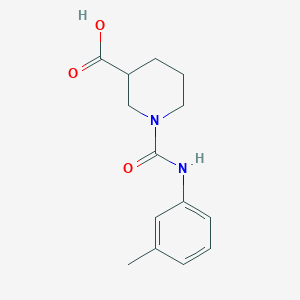 1-[(3-Methylphenyl)carbamoyl]piperidine-3-carboxylic acid