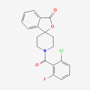 B2445042 1'-(2-Chloro-6-fluorobenzoyl)spiro[2-benzofuran-3,4'-piperidine]-1-one CAS No. 1797873-40-5