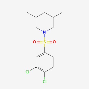 1-(3,4-Dichlorobenzenesulfonyl)-3,5-dimethylpiperidine