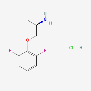 molecular formula C9H12ClF2NO B2445069 (2R)-1-(2,6-二氟苯氧)丙胺 盐酸盐 CAS No. 1955474-81-3