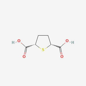molecular formula C6H8O4S B2445093 (2S,5R)-thiolane-2,5-dicarboxylic acid CAS No. 877761-15-4