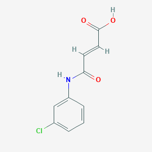 molecular formula C10H8ClNO3 B2445099 (2E)-4-[(3-chlorophenyl)amino]-4-oxobut-2-enoic acid CAS No. 18196-80-0; 36847-88-8