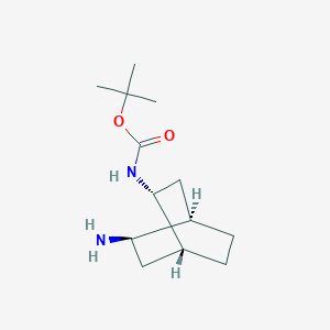 molecular formula C13H24N2O2 B2445146 Tert-butyl N-[(1R,2R,4R,5R)-5-amino-2-bicyclo[2.2.2]octanyl]carbamate CAS No. 2418594-54-2