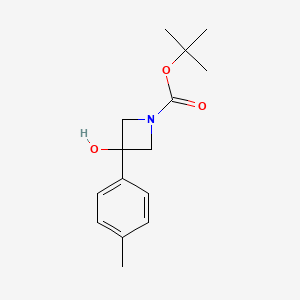Tert-butyl 3-hydroxy-3-(P-tolyl)azetidine-1-carboxylate