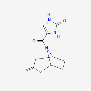 4-((1R,5S)-3-methylene-8-azabicyclo[3.2.1]octane-8-carbonyl)-1,3-dihydro-2H-imidazol-2-one