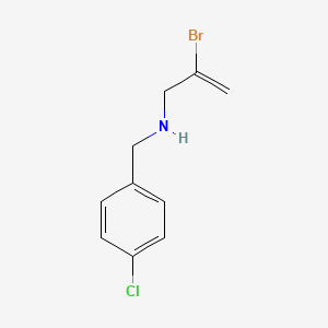2-bromo-N-(4-chlorobenzyl)prop-2-en-1-amine