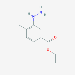 Ethyl 3-hydrazinyl-4-methylbenzoate