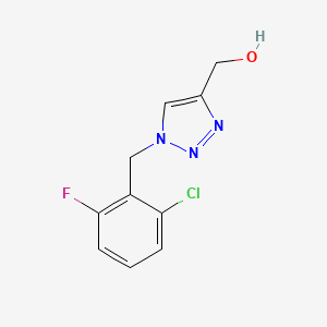 B2445481 {1-[(2-chloro-6-fluorophenyl)methyl]-1H-1,2,3-triazol-4-yl}methanol CAS No. 1250091-00-9