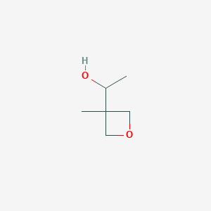 molecular formula C6H12O2 B2445485 1-(3-Methyloxetan-3-yl)ethan-1-ol CAS No. 2092763-63-6