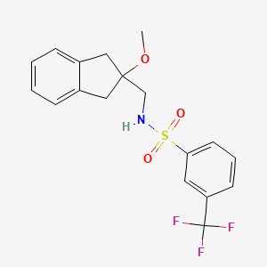 N-((2-methoxy-2,3-dihydro-1H-inden-2-yl)methyl)-3-(trifluoromethyl)benzenesulfonamide