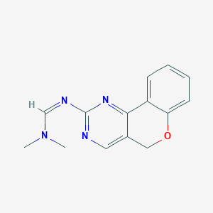 N'-(5H-chromeno[4,3-d]pyrimidin-2-yl)-N,N-dimethylmethanimidamide
