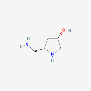 (3S,5S)-5-(aminomethyl)pyrrolidin-3-ol