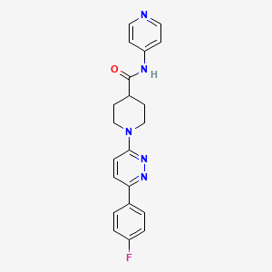 1-(6-(4-fluorophenyl)pyridazin-3-yl)-N-(pyridin-4-yl)piperidine-4-carboxamide