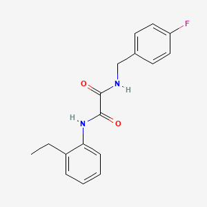 molecular formula C17H17FN2O2 B2445611 N1-(2-ethylphenyl)-N2-(4-fluorobenzyl)oxalamide CAS No. 425609-37-6