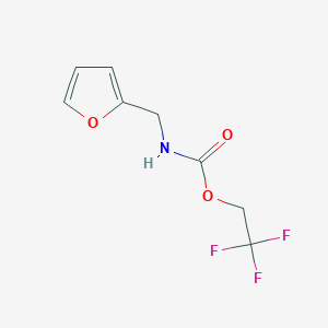 2,2,2-trifluoroethyl N-(furan-2-ylmethyl)carbamate