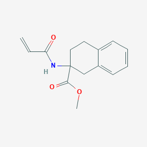 Methyl 2-(prop-2-enoylamino)-3,4-dihydro-1H-naphthalene-2-carboxylate
