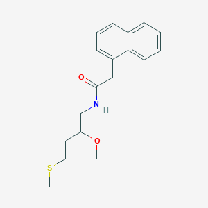 molecular formula C18H23NO2S B2445700 N-[2-methoxy-4-(methylsulfanyl)butyl]-2-(naphthalen-1-yl)acetamide CAS No. 2309553-17-9