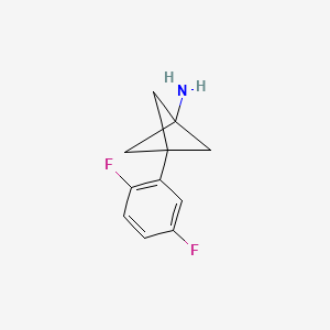 3-(2,5-Difluorophenyl)bicyclo[1.1.1]pentan-1-amine