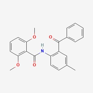 N-(2-benzoyl-4-methylphenyl)-2,6-dimethoxybenzamide