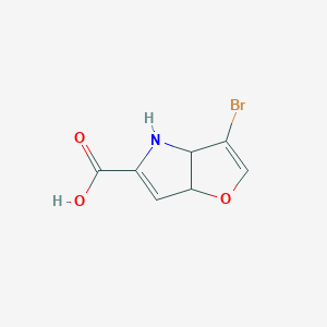 3-bromo-4,6a-dihydro-3aH-furo[3,2-b]pyrrole-5-carboxylic acid