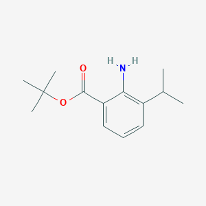 molecular formula C14H21NO2 B2445797 Tert-butyl 2-amino-3-propan-2-ylbenzoate CAS No. 2248299-96-7