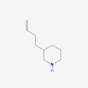 molecular formula C9H17N B2445818 3-(but-3-en-1-yl)piperidine CAS No. 1565061-57-5