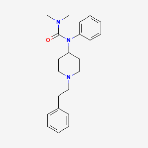 N,N-dimethyl-N'-phenyl-N'-[1-(2-phenylethyl)-4-piperidinyl]-urea
