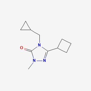 3-cyclobutyl-4-(cyclopropylmethyl)-1-methyl-4,5-dihydro-1H-1,2,4-triazol-5-one