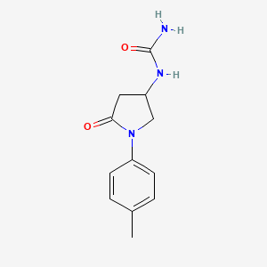 1-(5-Oxo-1-(p-tolyl)pyrrolidin-3-yl)urea