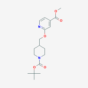 Methyl 2-[[1-[(2-methylpropan-2-yl)oxycarbonyl]piperidin-4-yl]methoxy]pyridine-4-carboxylate