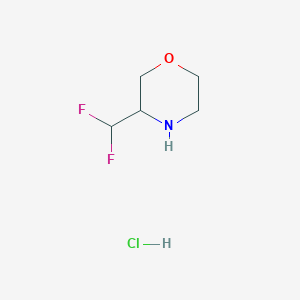 3-(Difluoromethyl)morpholine;hydrochloride