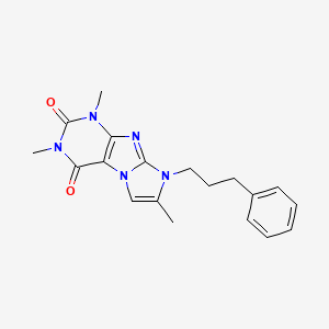 1,3,7-trimethyl-8-(3-phenylpropyl)-1H-imidazo[2,1-f]purine-2,4(3H,8H)-dione