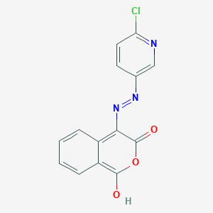 1H-isochromene-1,3,4-trione 4-[N-(6-chloro-3-pyridinyl)hydrazone]