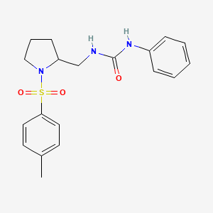 1-Phenyl-3-((1-tosylpyrrolidin-2-yl)methyl)urea