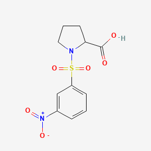 1-[(3-Nitrophenyl)sulfonyl]proline