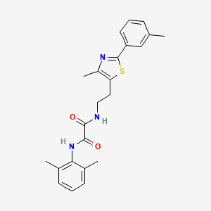 N1-(2,6-dimethylphenyl)-N2-(2-(4-methyl-2-(m-tolyl)thiazol-5-yl)ethyl)oxalamide