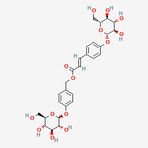 molecular formula C28H34O14 B2446043 Shancigusin I 