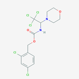 2,4-Dichlorobenzyl (2,2,2-trichloro-1-morpholinoethyl)carbamate
