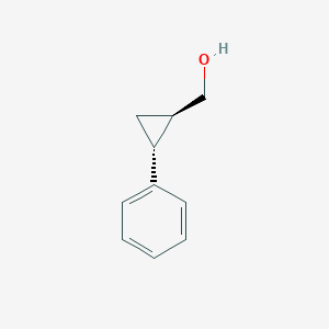 molecular formula C10H12O B2446341 ((1R,2R)-2-phenylcyclopropyl)methanol CAS No. 936-98-1