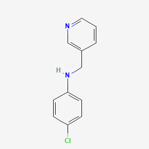 molecular formula C12H11ClN2 B2446420 4-chloro-N-(pyridin-3-ylmethyl)aniline CAS No. 29083-43-0