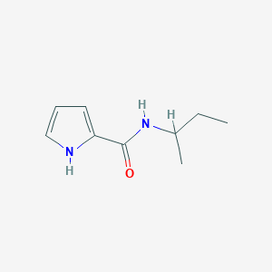 molecular formula C9H14N2O B2446442 N-(sec-butyl)-1H-pyrrole-2-carboxamide CAS No. 478249-52-4