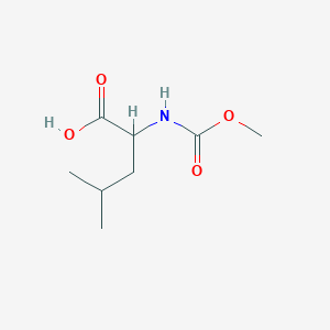2-[(Methoxycarbonyl)amino]-4-methylpentanoic acid