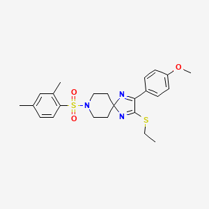 8-((2,4-Dimethylphenyl)sulfonyl)-2-(ethylthio)-3-(4-methoxyphenyl)-1,4,8-triazaspiro[4.5]deca-1,3-diene