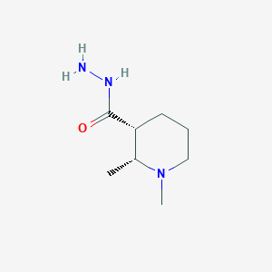 (2R,3R)-1,2-Dimethylpiperidine-3-carbohydrazide