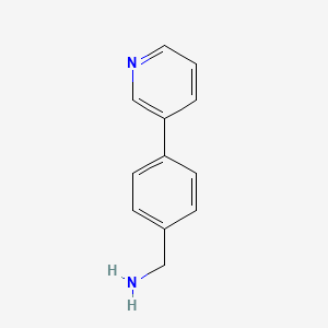 Benzenemethanamine, 4-(3-pyridinyl)-