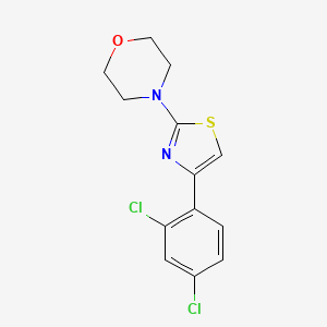 4-[4-(2,4-Dichlorophenyl)-1,3-thiazol-2-yl]morpholine