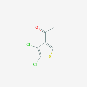 molecular formula C6H4Cl2OS B2446888 1-(4,5-Dichlorothiophen-3-yl)ethan-1-one CAS No. 123418-68-8