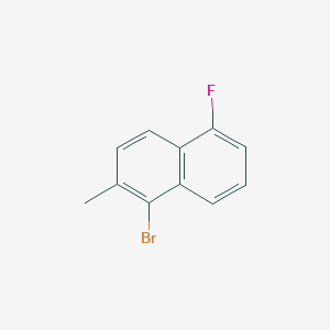 molecular formula C11H8BrF B2446908 1-Bromo-5-fluoro-2-methylnaphthalene CAS No. 925442-82-6
