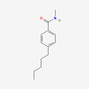 molecular formula C13H19NO B2446974 N-methyl-4-pentylbenzamide CAS No. 401587-39-1